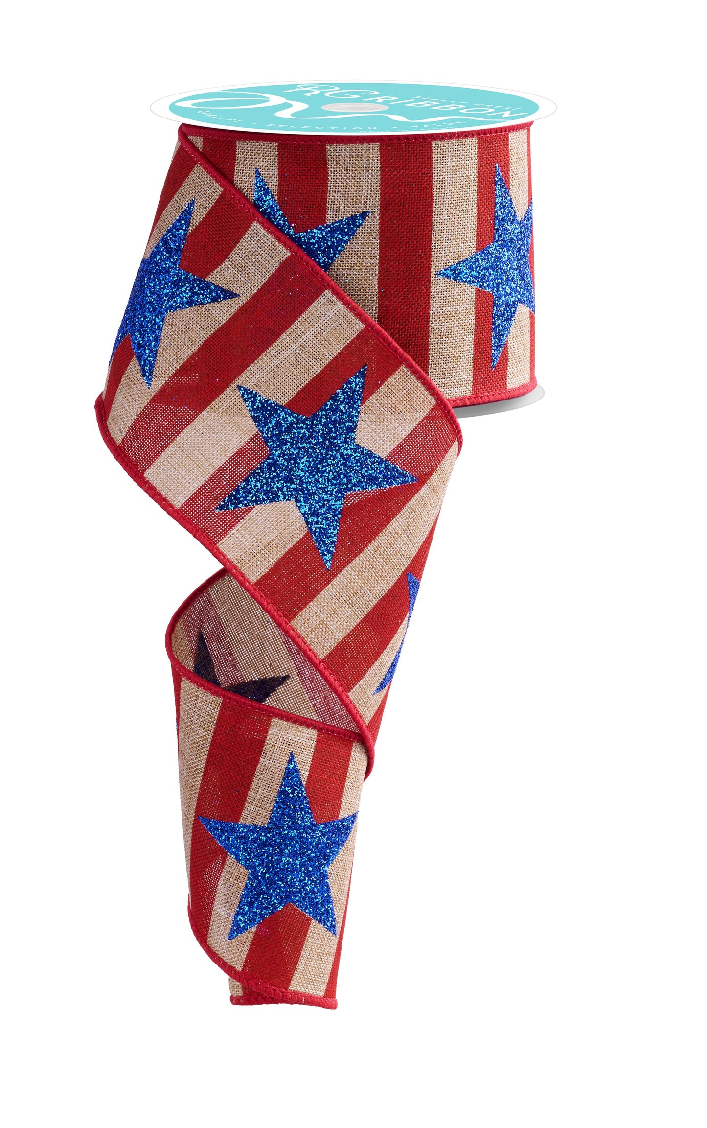 RGF152101 | 2.5" | Bold Star Stripe | 10yds