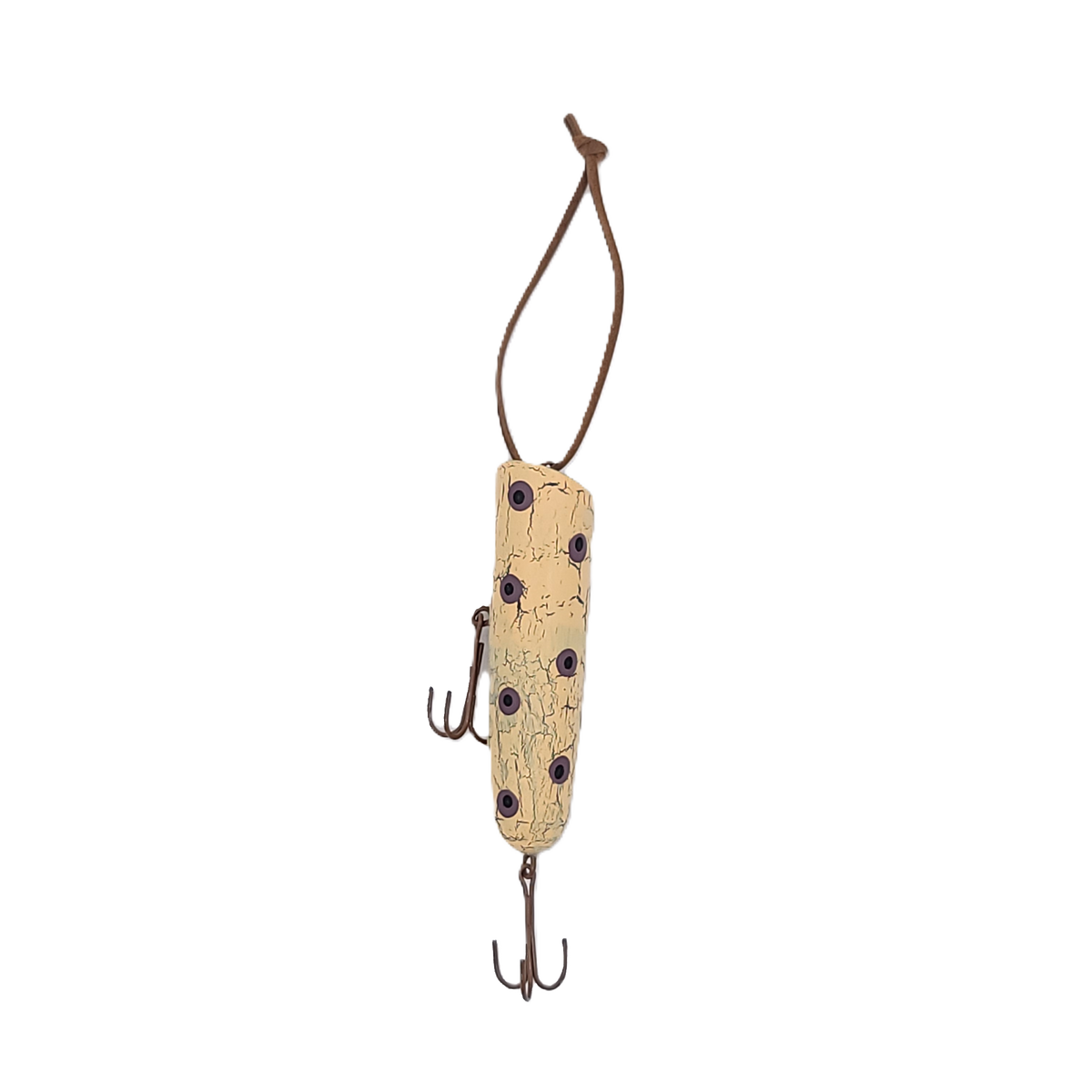 11170 | WOODEN FISH LURE HANGING ORNAMENT | 4 ASSORTED