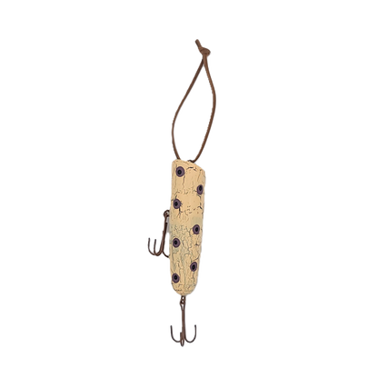 11170 | WOODEN FISH LURE HANGING ORNAMENT | 4 ASSORTED
