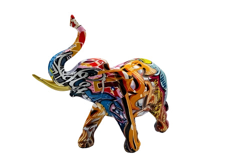 11631 | 9"L | RESIN ELEPHANT