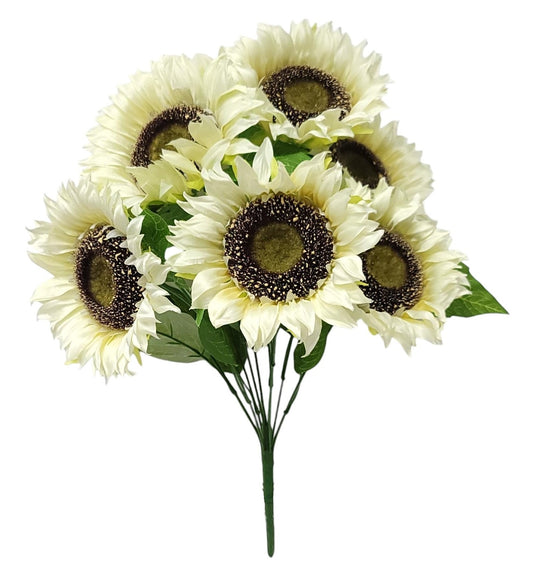 12593 | Sunflower Bush x9 | Cream