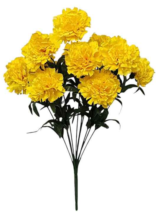 12865 | CARNATION BUSH X12 | YELLOW