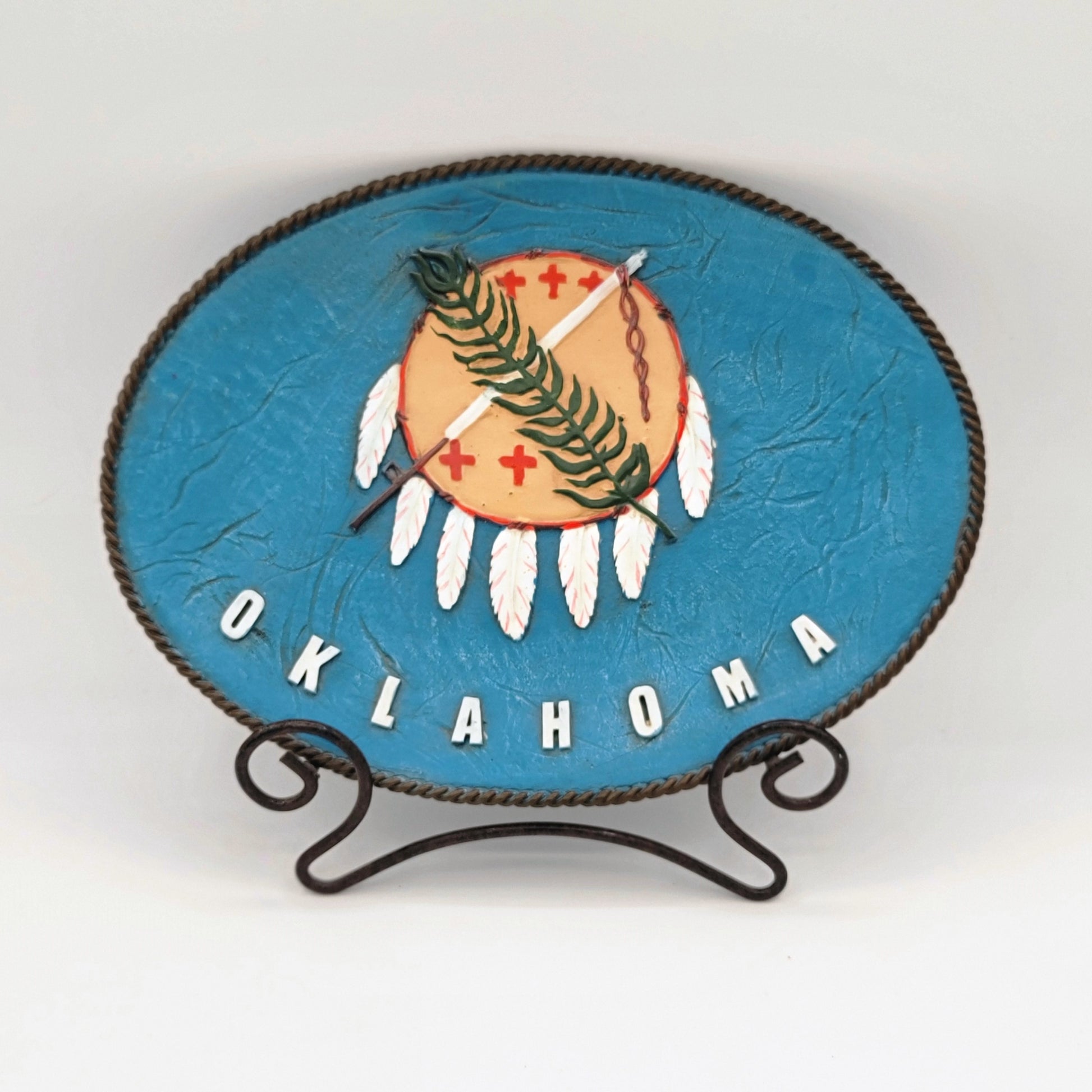 13059 Oklahoma Plate - A&B Wholesale Market Inc