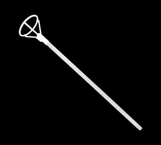 1393-Clear | 28" | Bubble Balloon Holder W/Cup | 25Pcs/Pkg