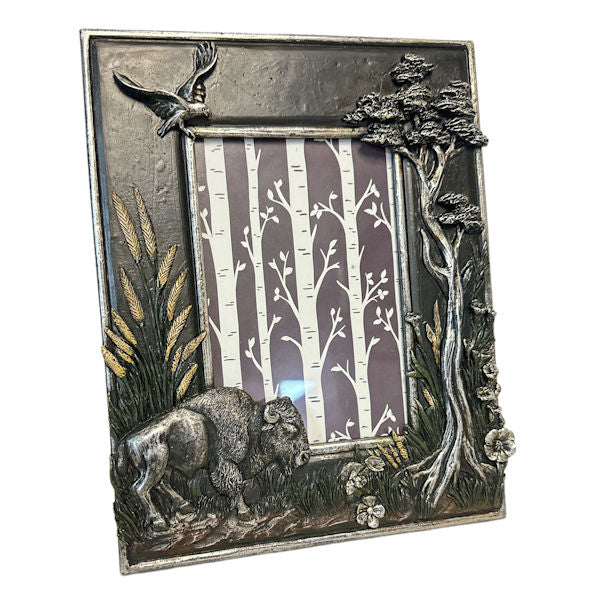 14023  BUFFALO TREE 4X6 PHOTO FRAME 7.5"X1"X9.25"