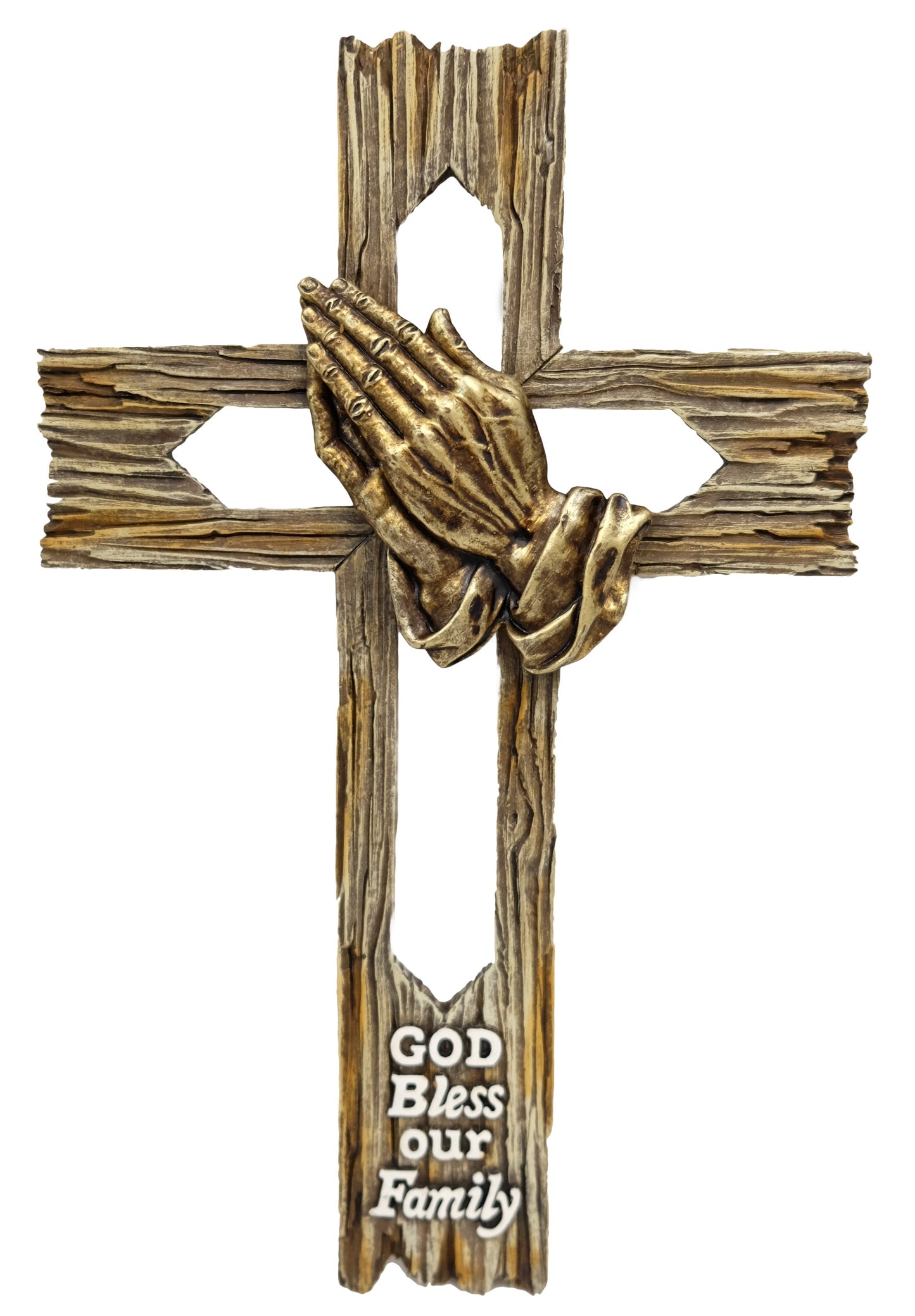 14426 Cross Praying Hands Bless - A&B Wholesale Market Inc