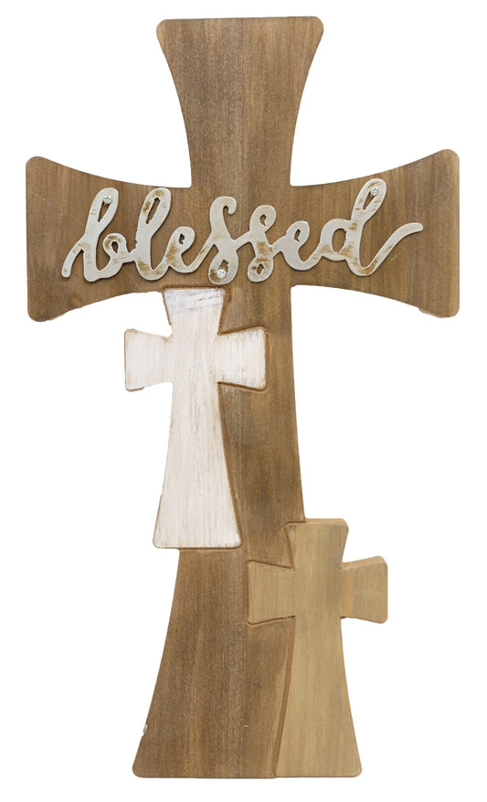 14439 Multi-Cross Blessed White - A&B Wholesale Market Inc