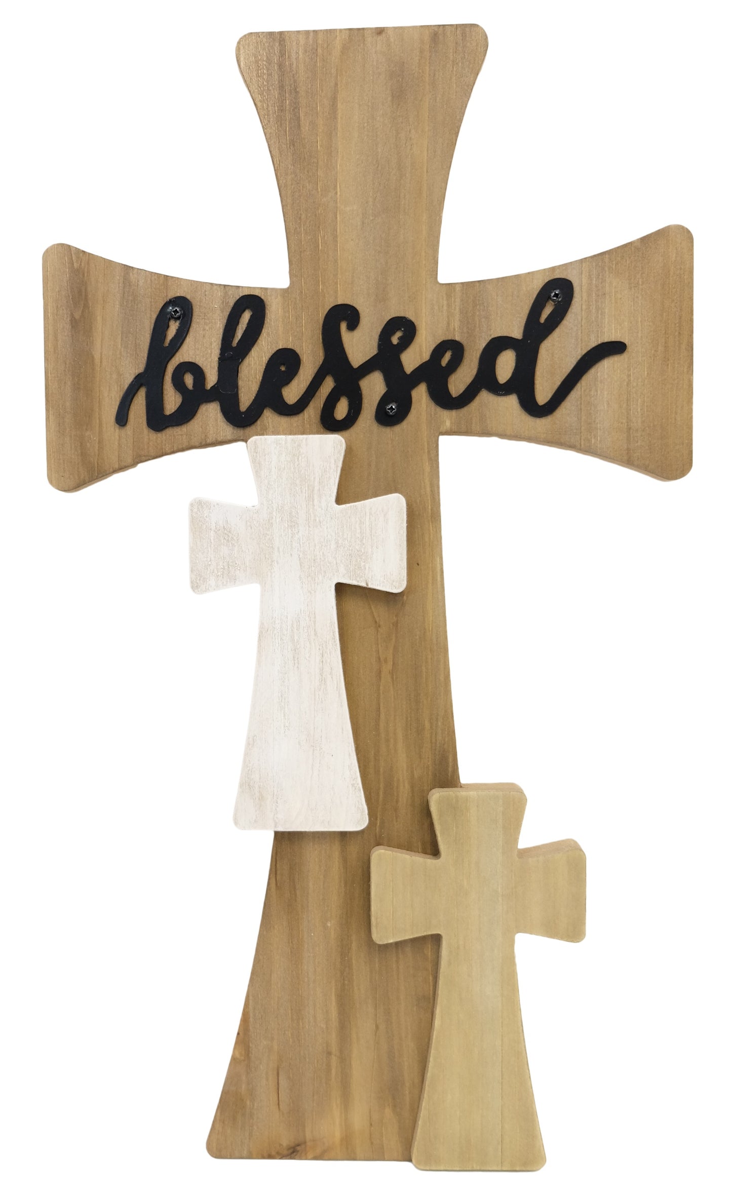 14448 Multi Cross Blessed Black - A&B Wholesale Market Inc