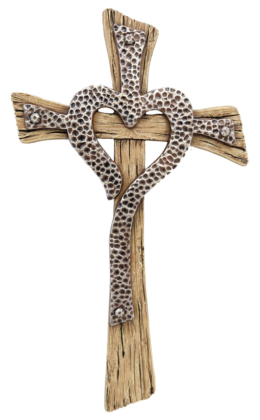 14464 | CROSS HAMMERED HEART