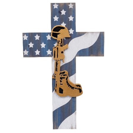 14590 Fallen Soldier Cross - A&B Wholesale Market Inc