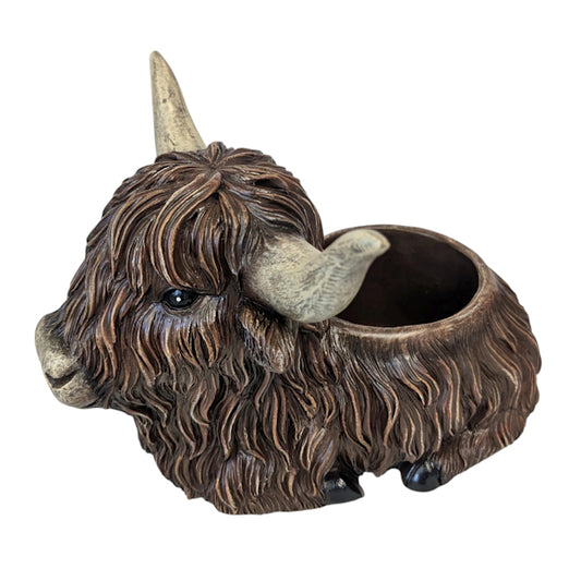 14941 | HIGHLAND COW POT