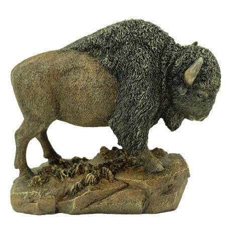 15437 American Bison on Rock - A&B Wholesale Market Inc