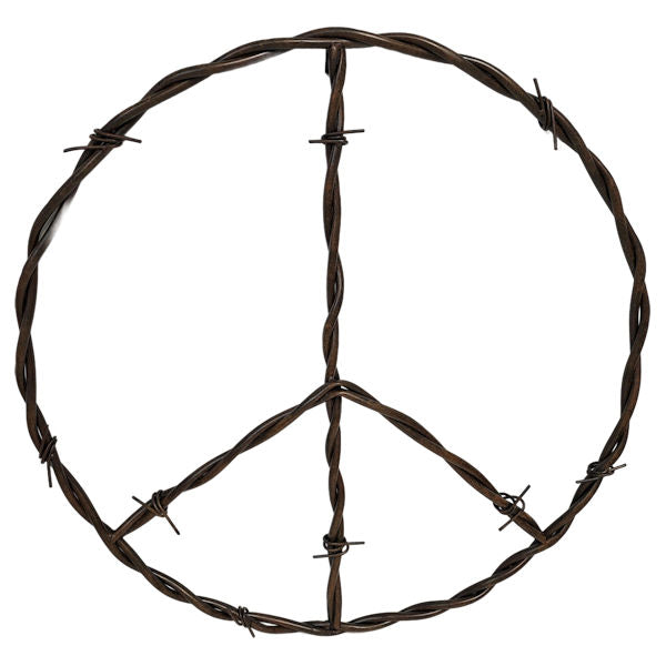 15700 | 24" | METAL PEACE SIGN CIRCLE