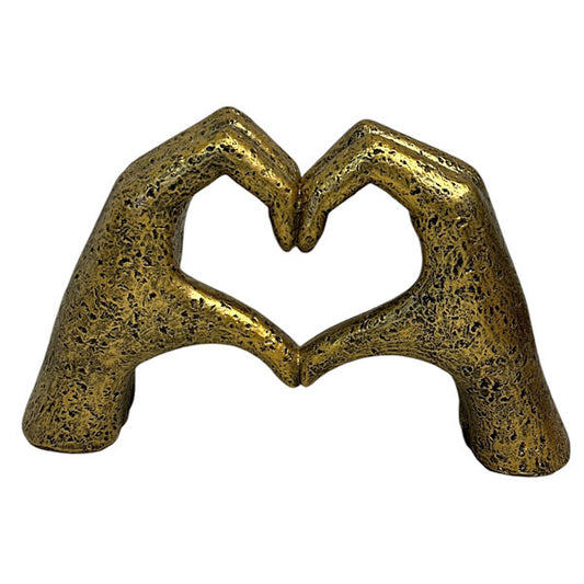 15712 |  HANDS HEART METALLIC FINISH