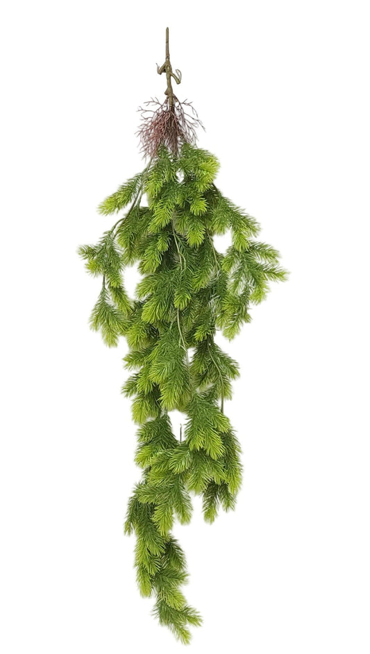 15833 | LG PINE HANGING BUSH | LT. GREEN