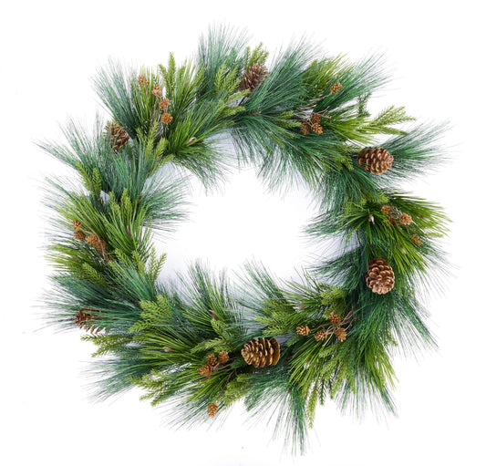 XW2194 | 30"Dia | Pine/Pinecone Wreath