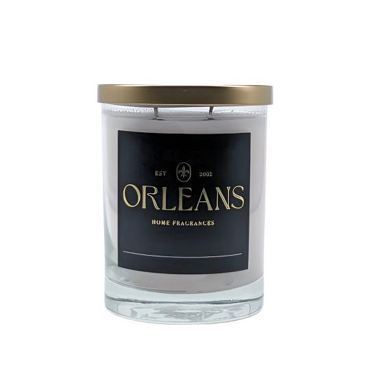 9101211 |  2-Wick Elite Candle | Sandalwood & Leather | 11oz.