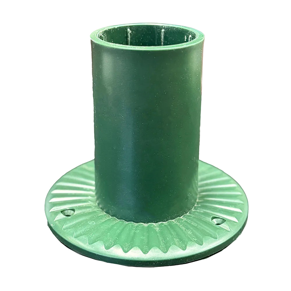 1603-GREEN | 6"H | WEIGHTED CEMETERY CYLINDER VASE |GREEN