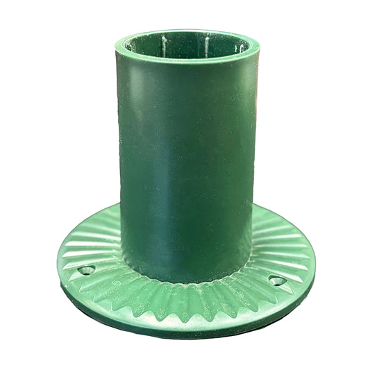 1603-GREEN | 6"H | WEIGHTED CEMETERY CYLINDER VASE |GREEN