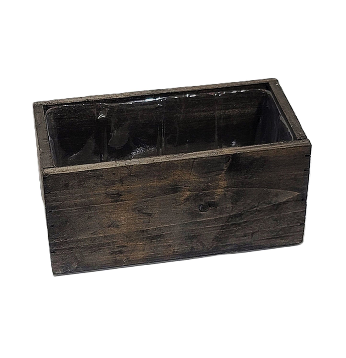 170366-BK | 7.5" | Black | Rectangular Box Planter