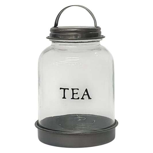 8G0330 Glass Tea Canister