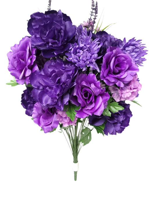 043799PUR | 16" | TRIBUTE MIX X36 | PURPLE