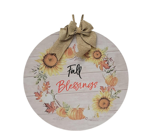 A21054 | FALL WORD WREATH HANGER