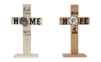 E21139 | Word Cross Stand | 2 Assorted