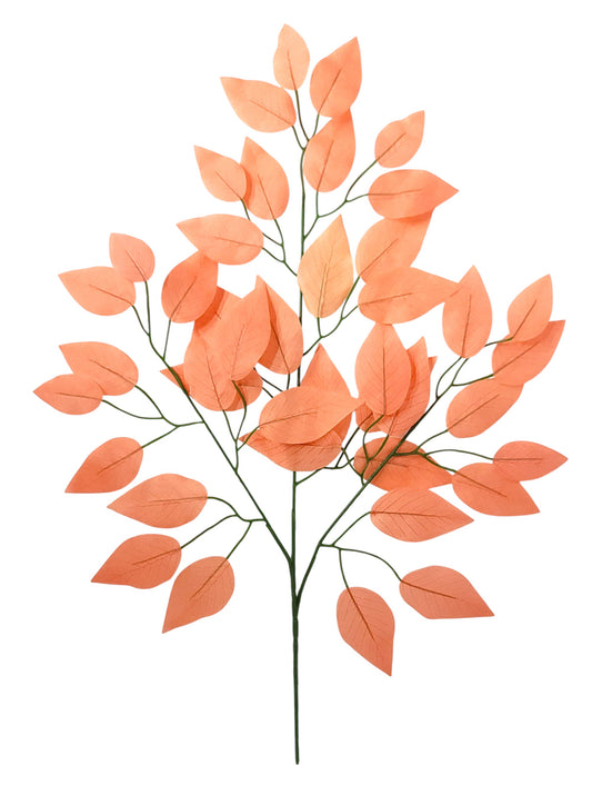 85352-CORAL | 23" | FICUS SPRAY W/42 LVS | CORAL | 12PCS/BUNDLE