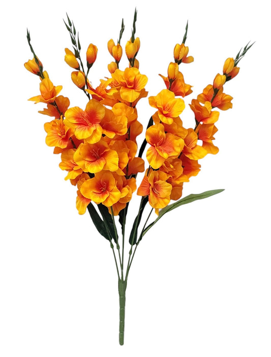 46563 | Lg Gladiolus Bush x6 | Orange