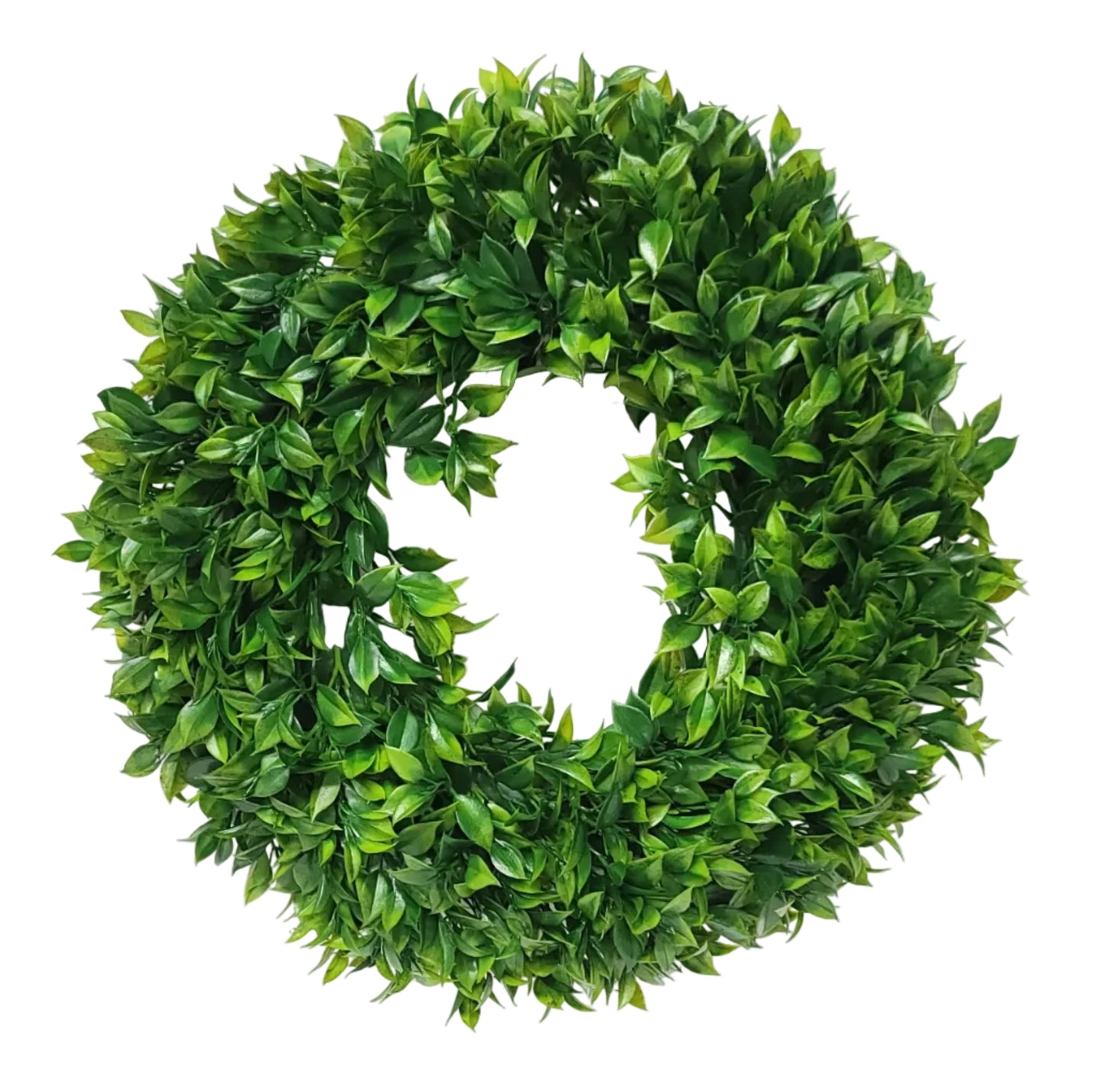 161533GRN | 22" | BOXWOOD WREATH | GREEN