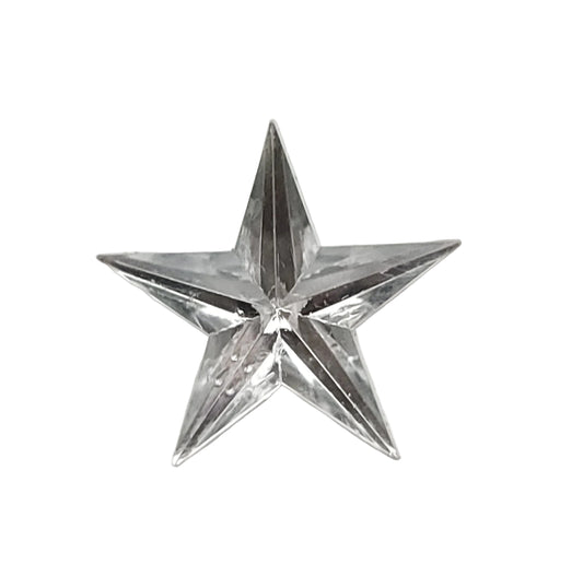 1056-SILVER | 20MM | ACRYLIC STARS  | SILVER | 60PCS/BAG
