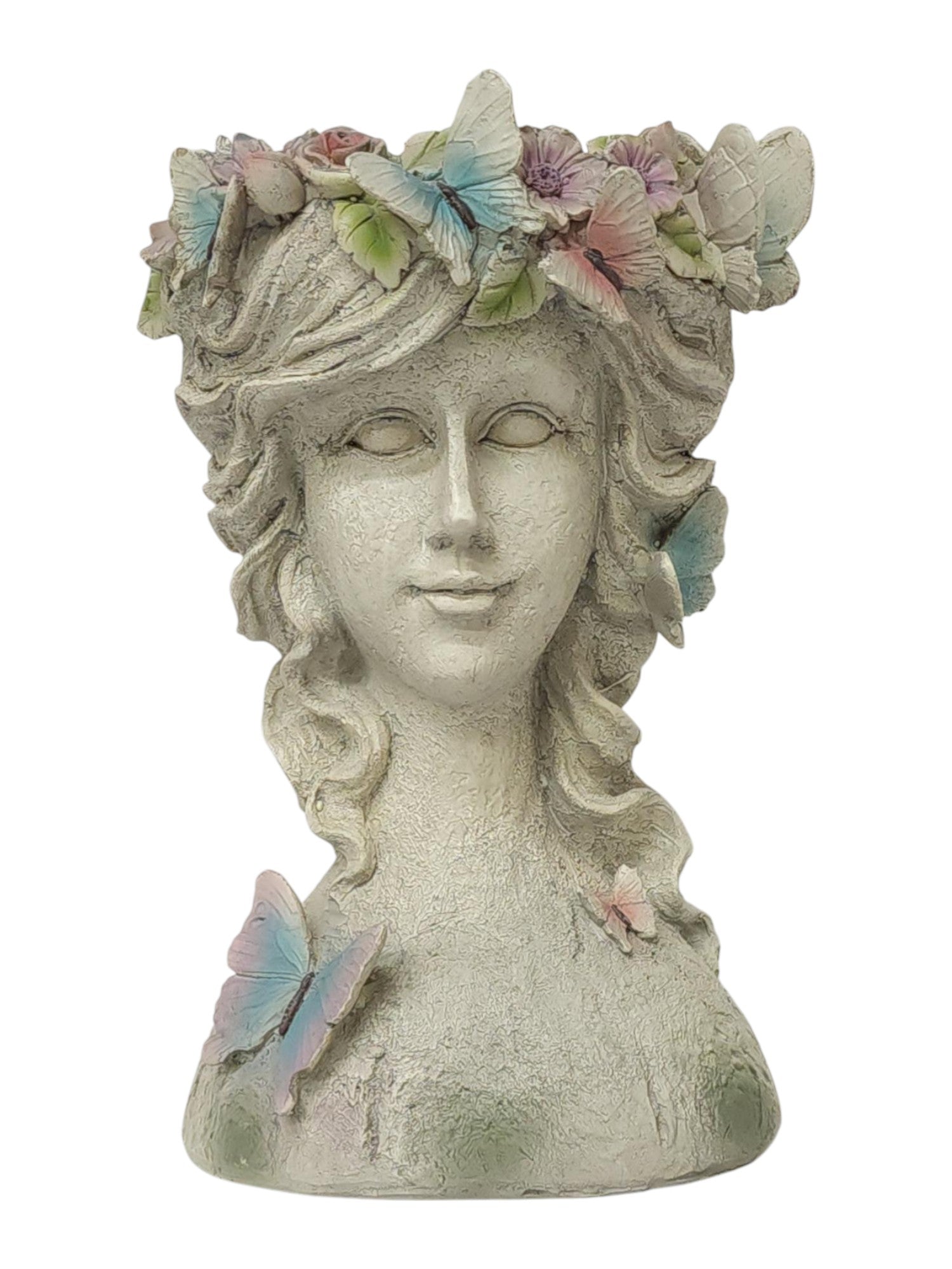 T25619 | Resin Flower/Butterfly Head Container | 2 Asst - A&B Wholesale Market Inc