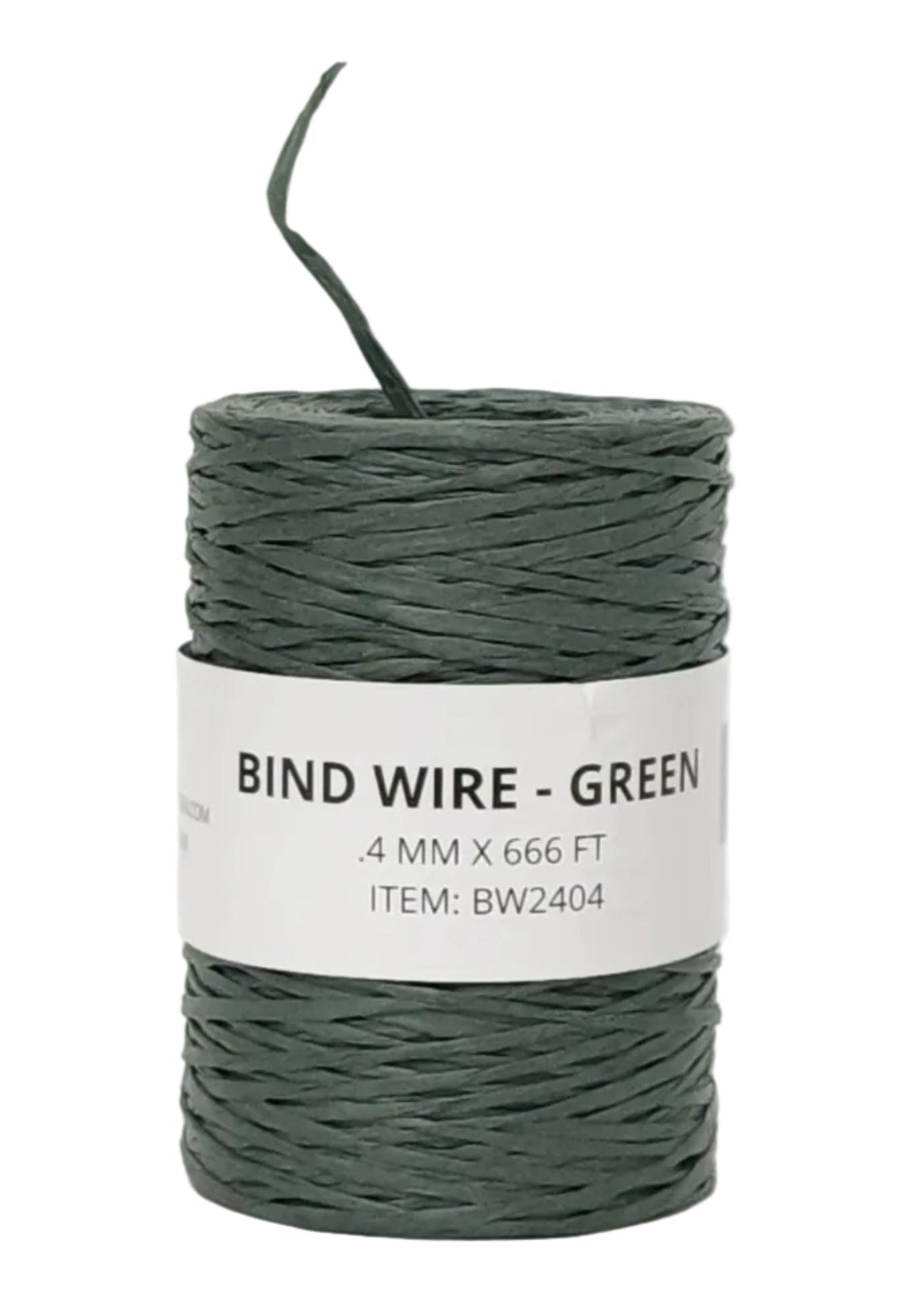 BW2404-GR | .4MM | BINDING WIRE | GREEN | 666FT