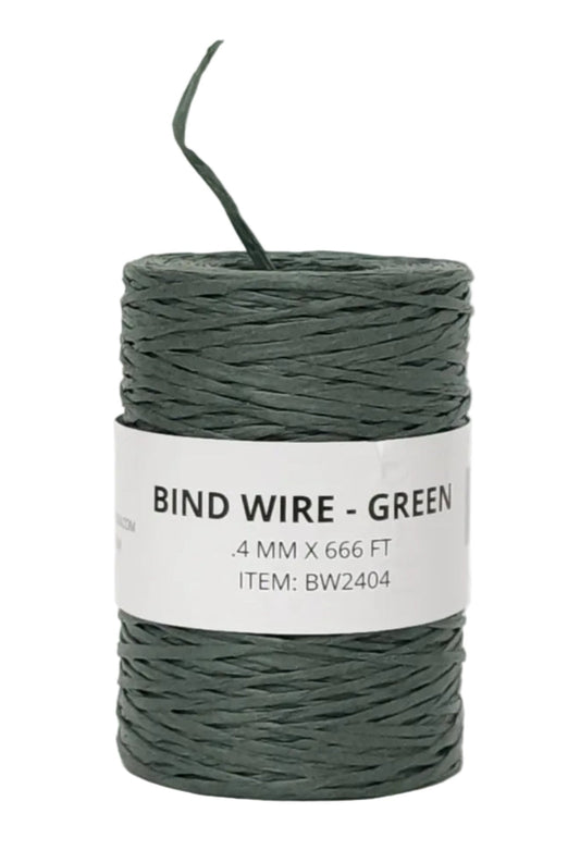 BW2404-GR | .4MM | BINDING WIRE | GREEN | 666FT