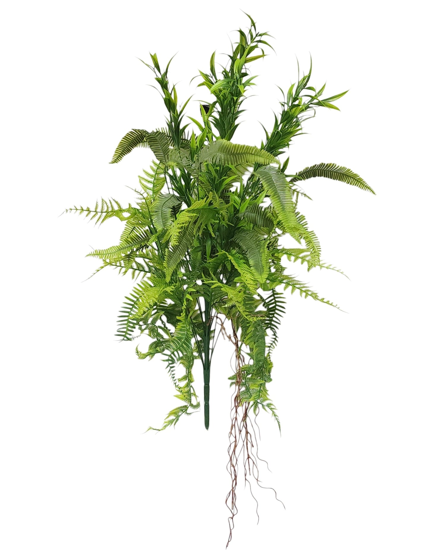 57851 | Plastic Mix Grass x18 | Green