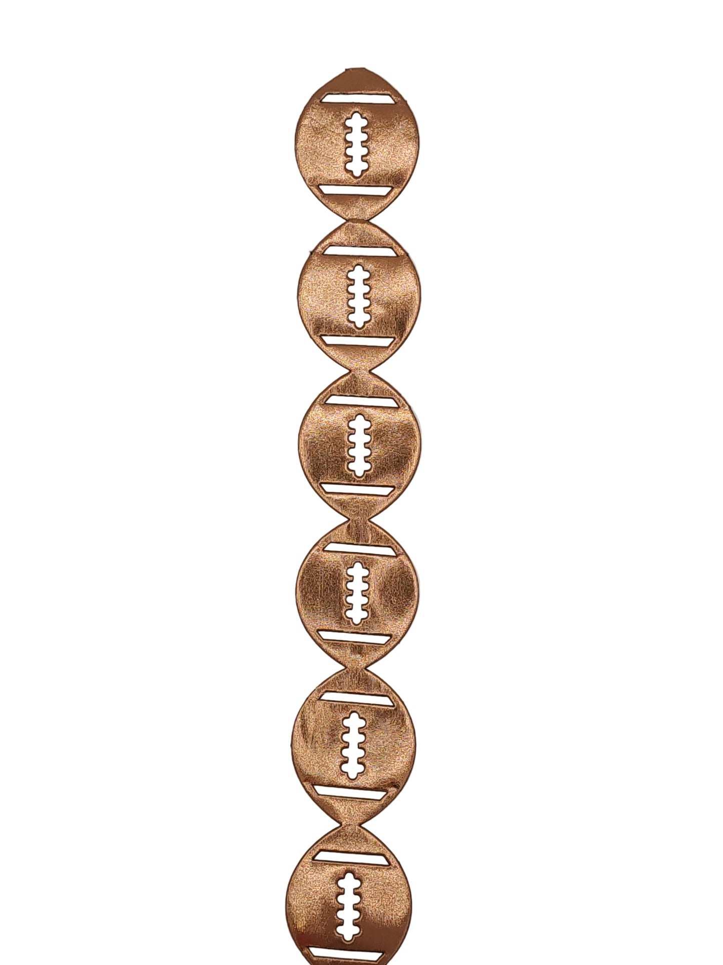 350355BRN | 2" x 36" | FOOTBALL GARLAND | BROWN