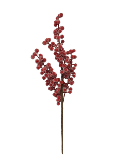 F26560 | Medium Floral Frosted Berry Pick