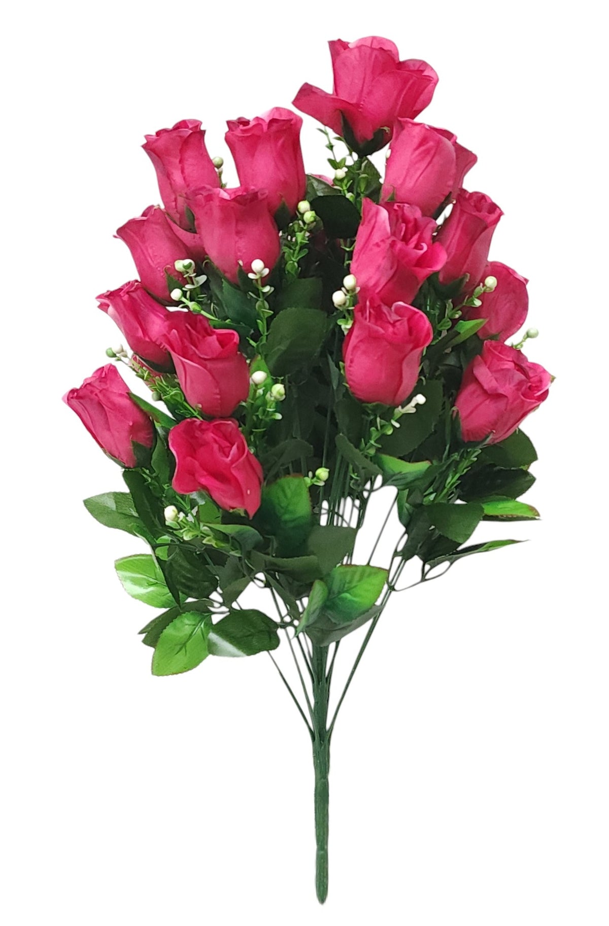 043805CER | 10" x 23" | ROSE BUD BUSH X24 | CERISE