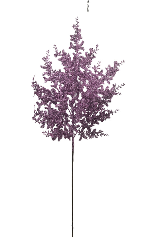 21251-PK | 32" | GLITTER FERN SPRAY | PINK