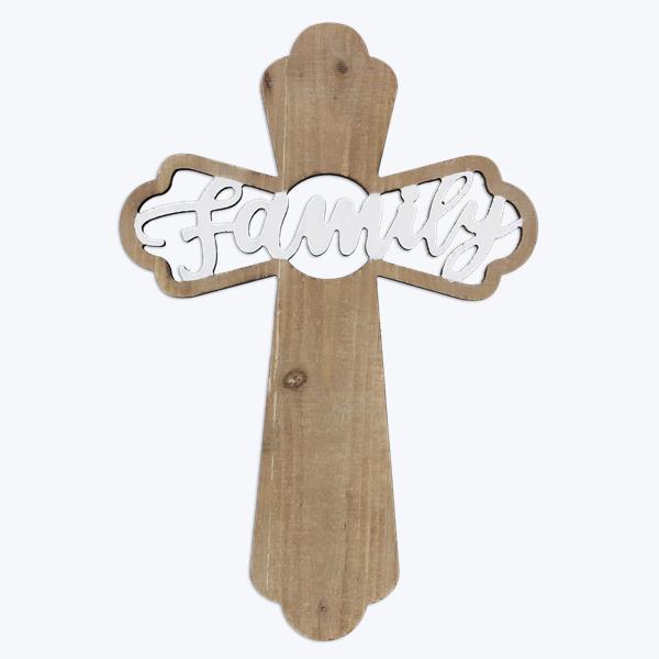 21597 Cross with Laser Cutout - A&B Wholesale Market Inc