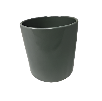 2195GY 5.5" Grey Cylinder Planter