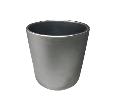 2195SL 5.5" Silver Cylinder Planter