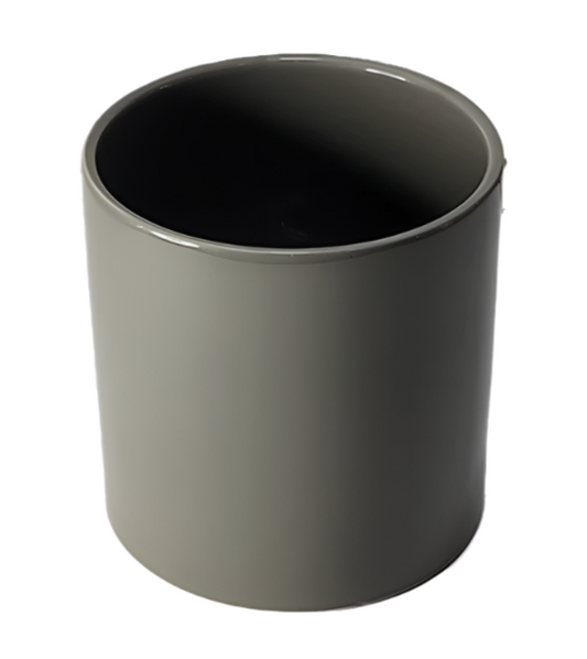 2198GY 9" Cylinder Gray Planter