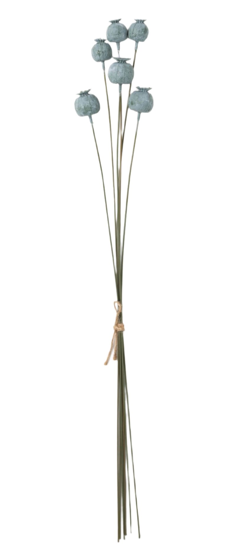 22377BS Poppy Pod Spray DARK GREEN - A&B Wholesale Market Inc