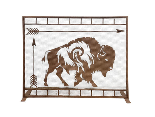 22535 | METAL FIRESCREEN SINGLE PANEL BUFFALO