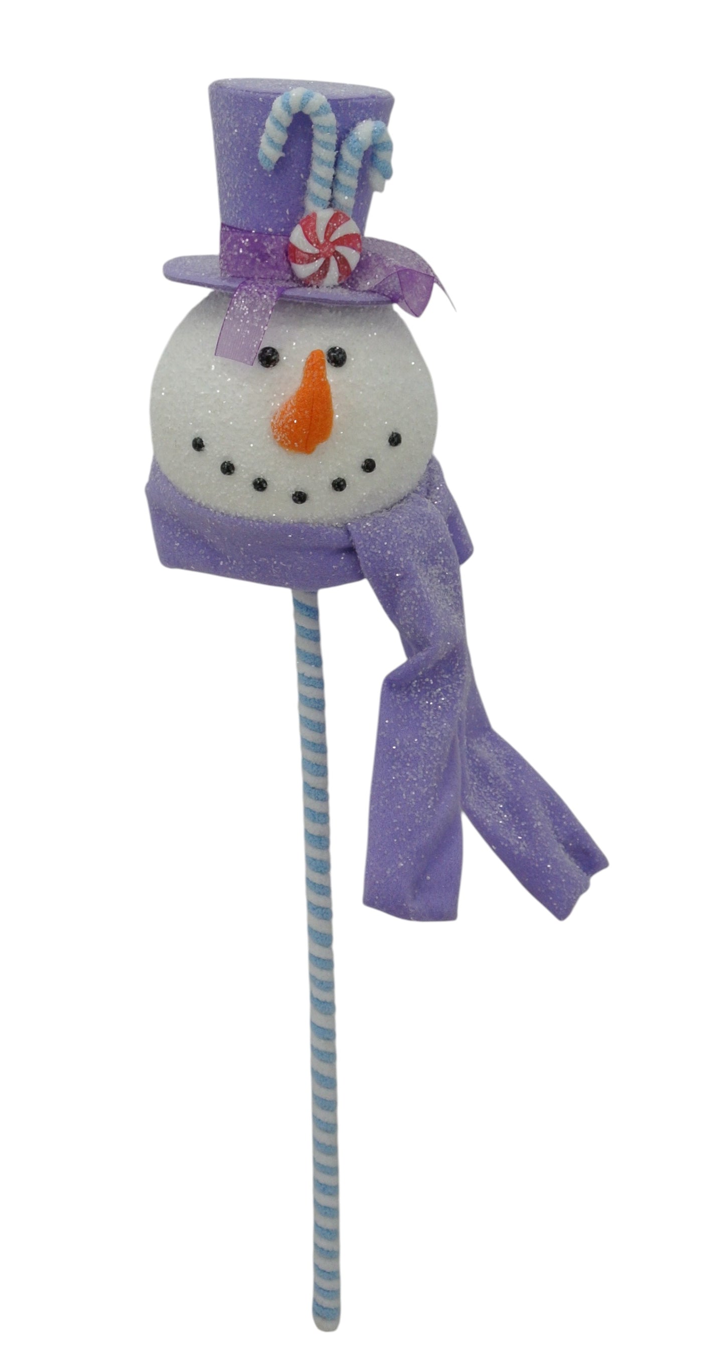23107-LV | 26" | Snowman Head Spray | Lavender