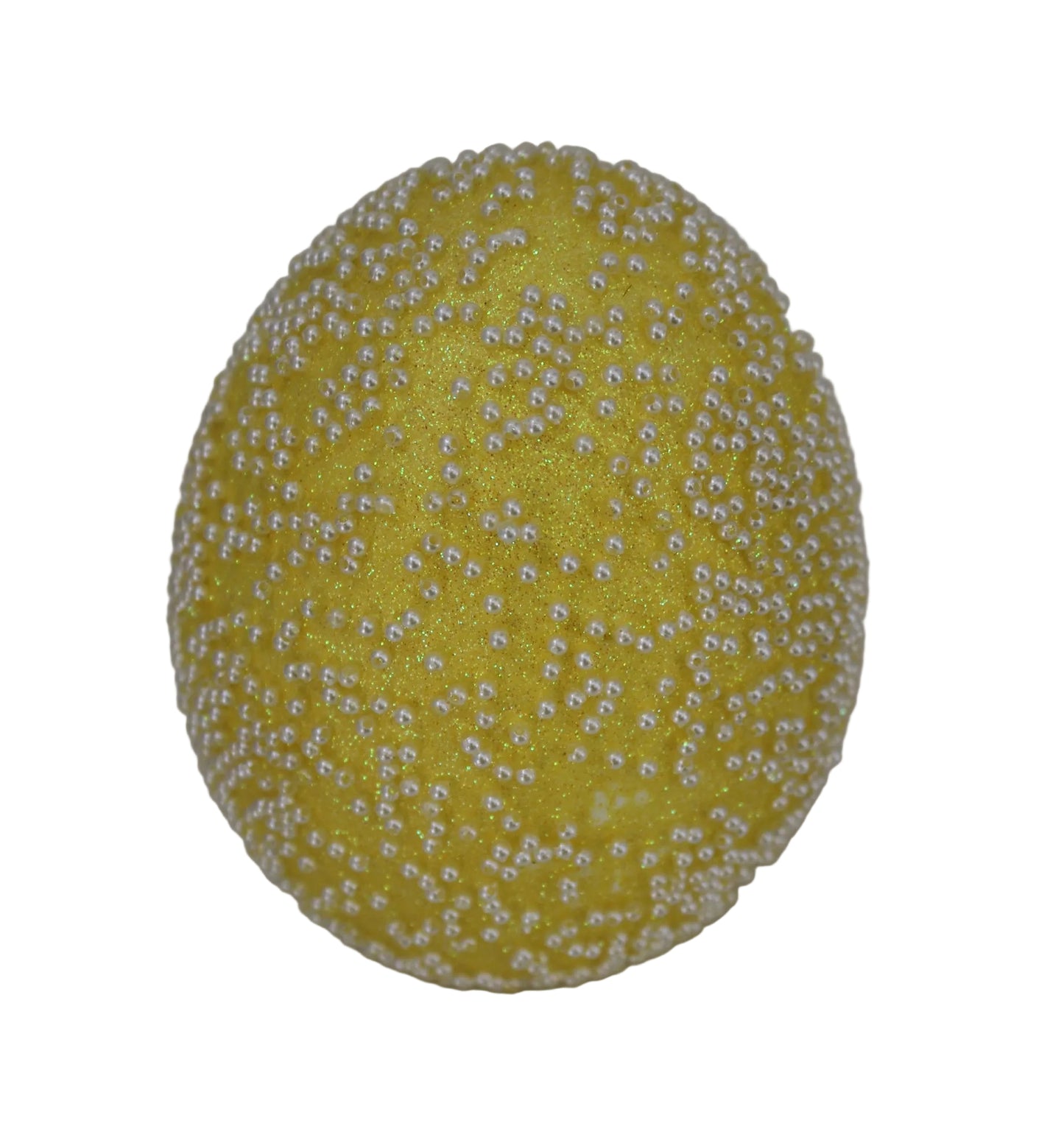 23188-YEL  | 6" | Glitter Beaded Easter | Yellow