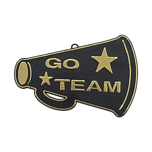 239341 | 3" | Flat Megaphone | Black/Metallic Gold | 2 Asst