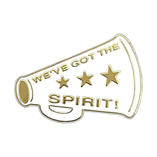 239356 | 3" | Flat Megaphone |White/Gold | 2 Asst